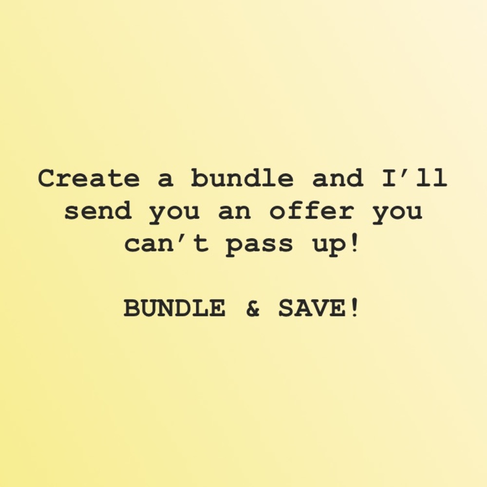 Bundle & Save Sale!